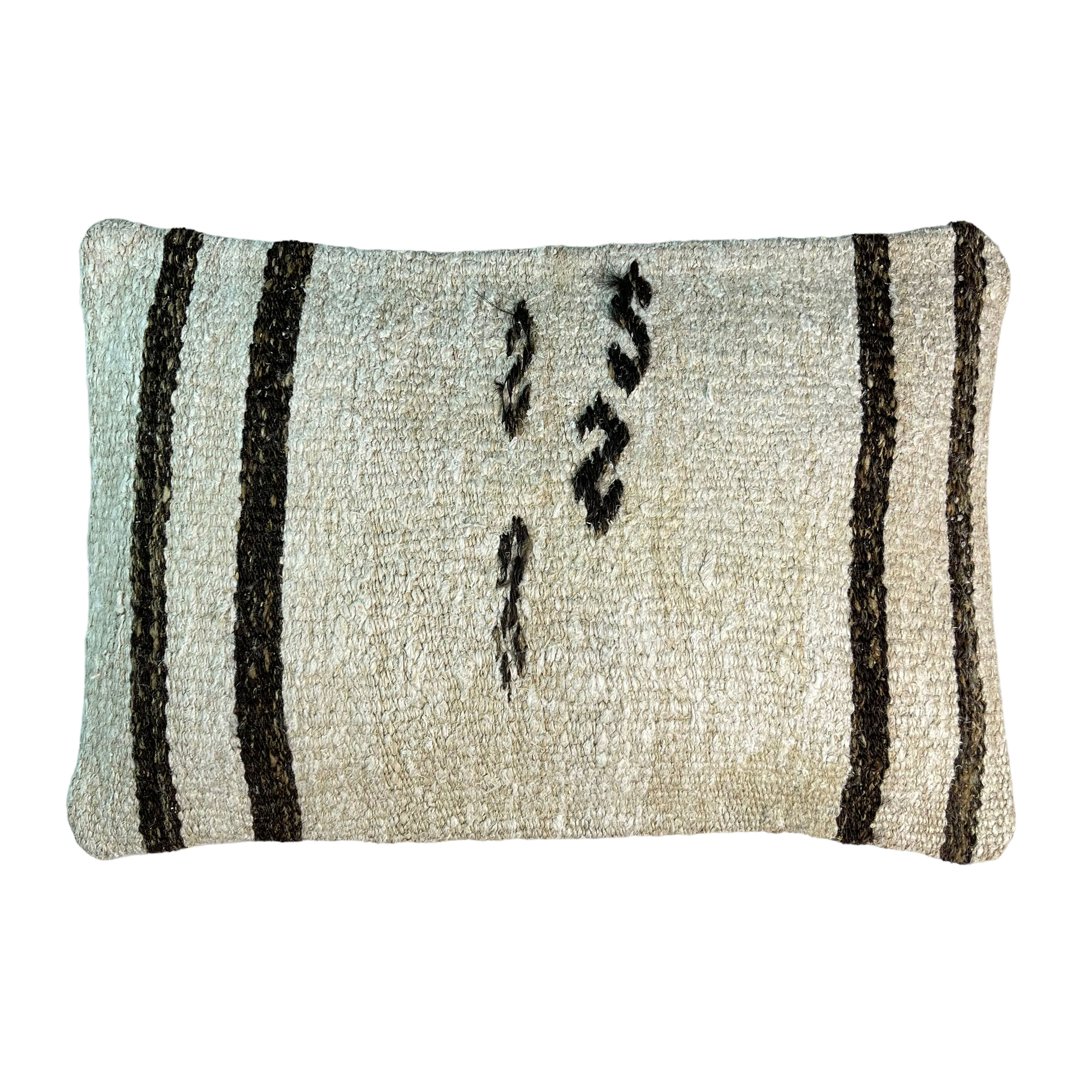 Vintage turkish handmade kilim cushion cover , 30 x 50 cm