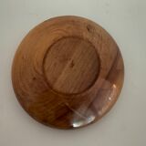 Empty round pocket of double-shack teak