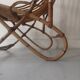 Vintage Dutch rattan armchair with armrest, 1960s