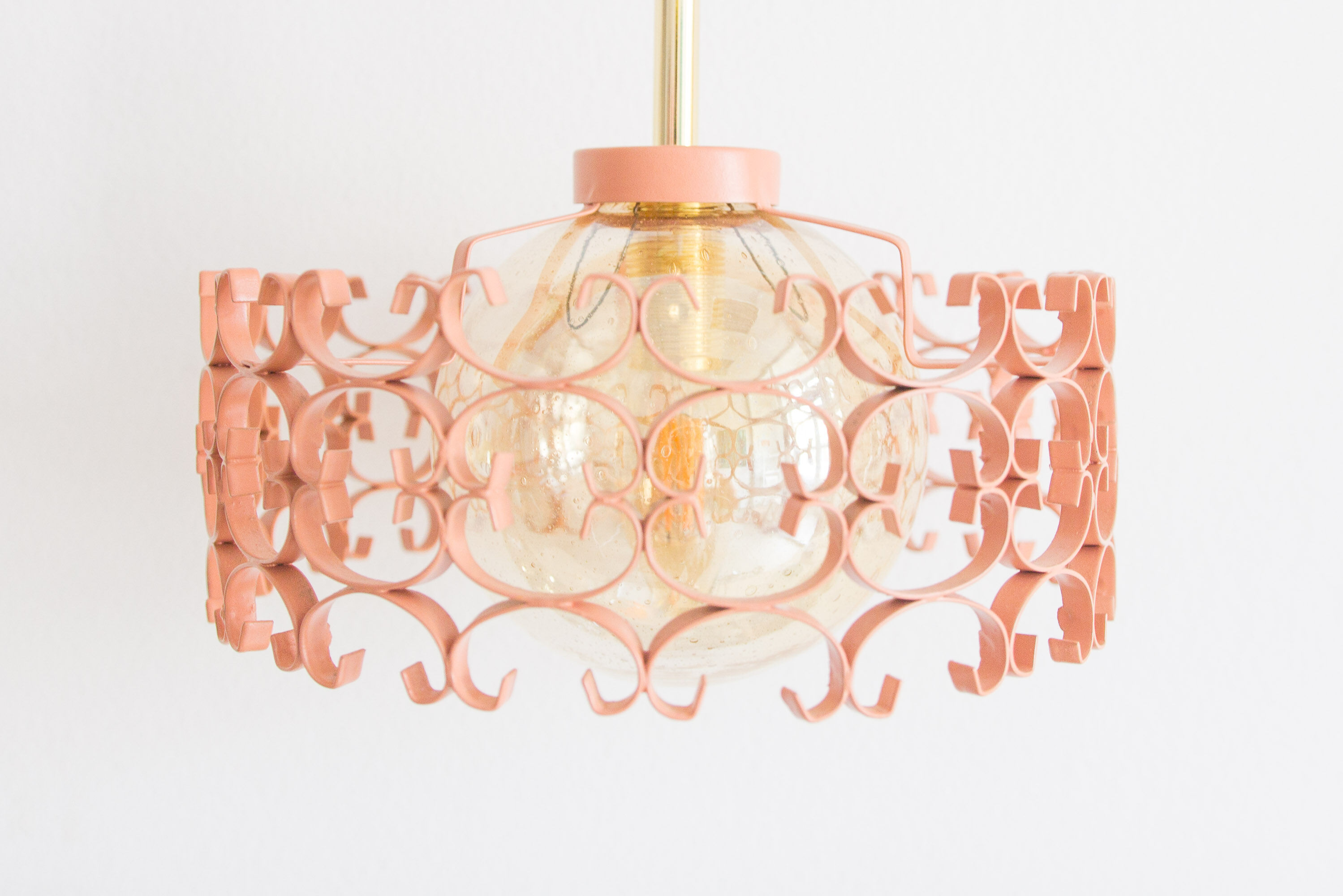 Upcycled pendant lamp - roza