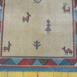 Pair of 60 x 120 Peruvian wool rugs