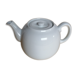 Old Pillivuyt teapot in white porcelain
