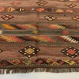 Turkish kilim rug 256x156 cm wool
