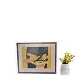 Lithographie Paul Guiramand (1926 - 2007) Oiseaux autours du nid.