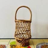 Vintage wicker basket