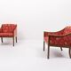 Paire de fauteuils élégants d'Ole Wanscher pour P. Jeppensen, Danemark 1960