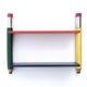 Wall shelf by Pierre Sala with giant pencils, 1980s.
