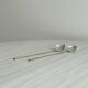 Pair of vintage silver leaf mixers