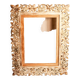 Carved wooden frame. carved wooden frame with floral motifs.