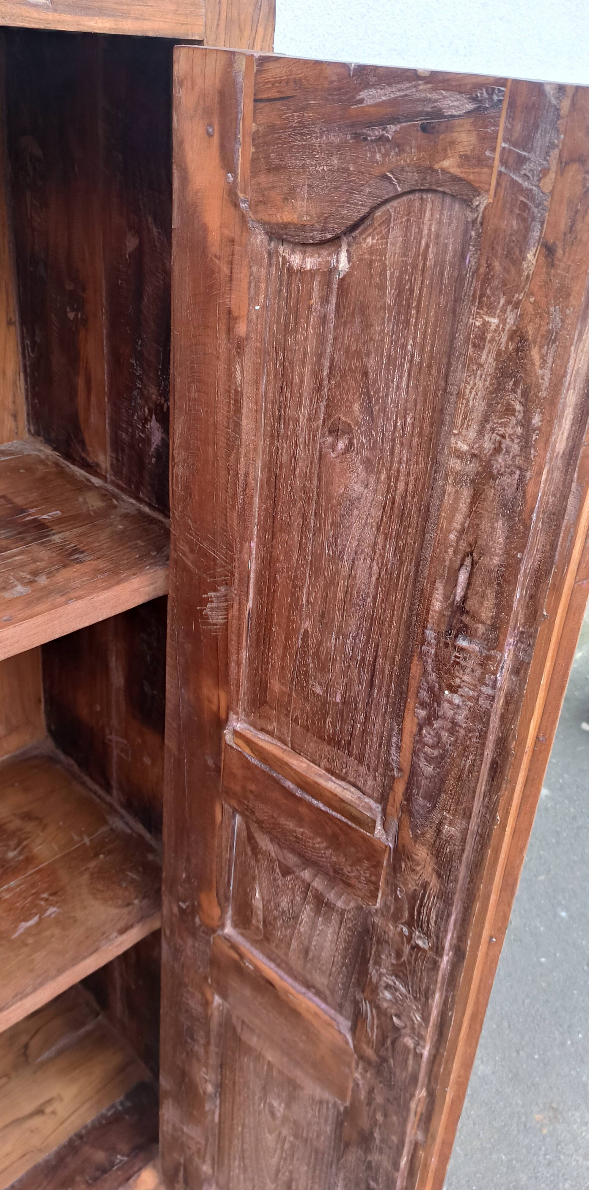 Antique wooden wardrobe