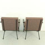 Set of 2 1407 armchairs by Wim Rietveld for Gispen