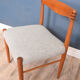 Restored teak 1960s table & four chairs by H.W. Klein and Bramin