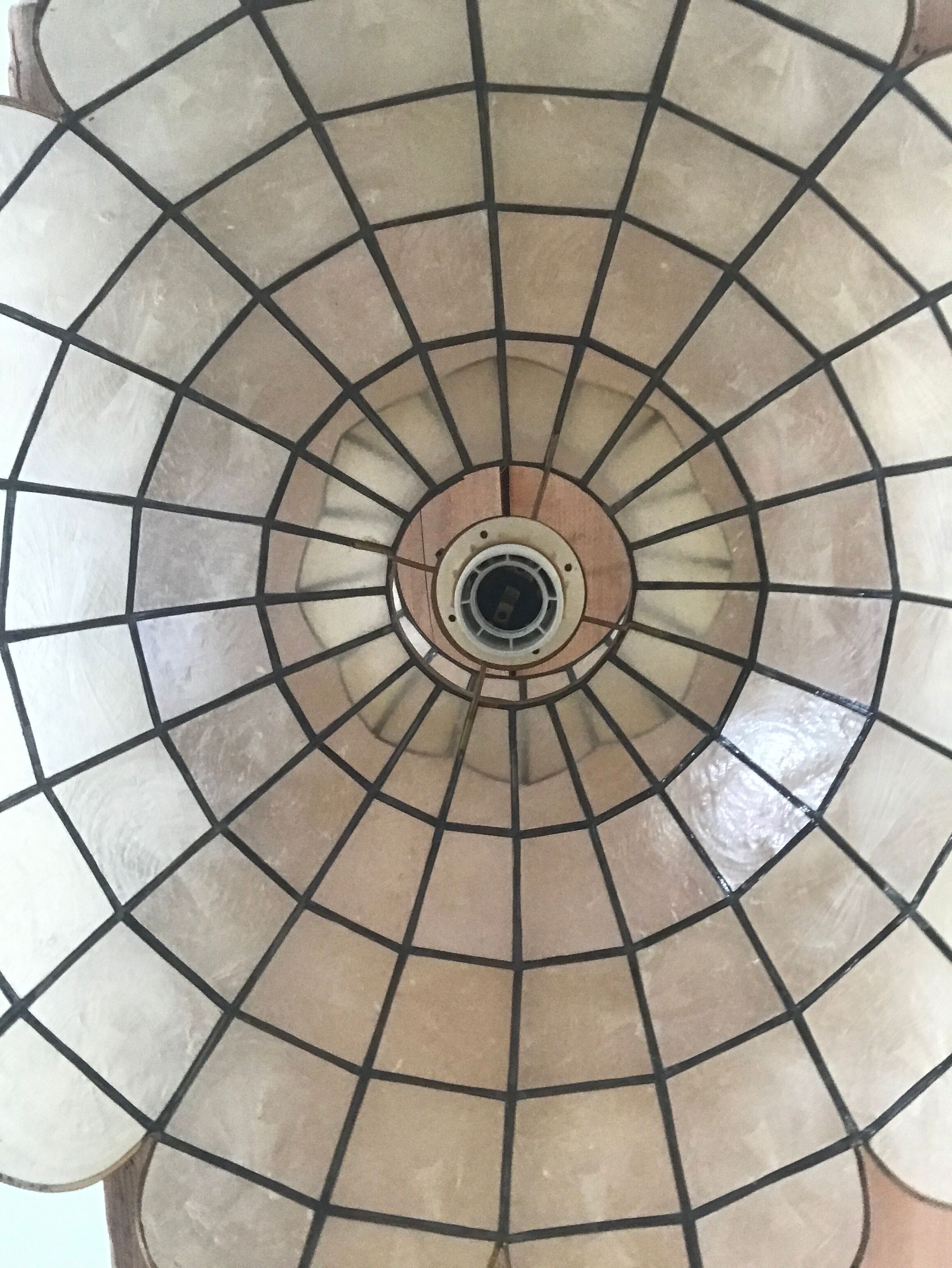 Mother-of-pearl chandelier