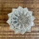 Diamond-point molded glass ceiling light, 1960