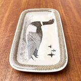 Vintage German ceramic bird plate by Thomas.