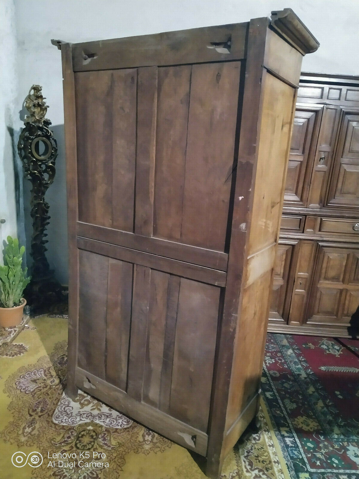 Louis Philippe walnut cabinet 19th-century