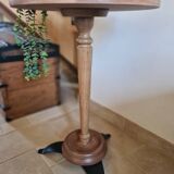 Vintage pedestal table or side table