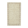 Handmade rustic oriental beige carpet 158 cm x 273 cm