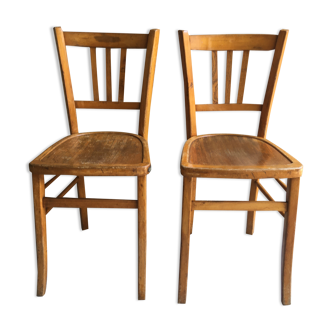 Pair of Luterma bistro chairs
