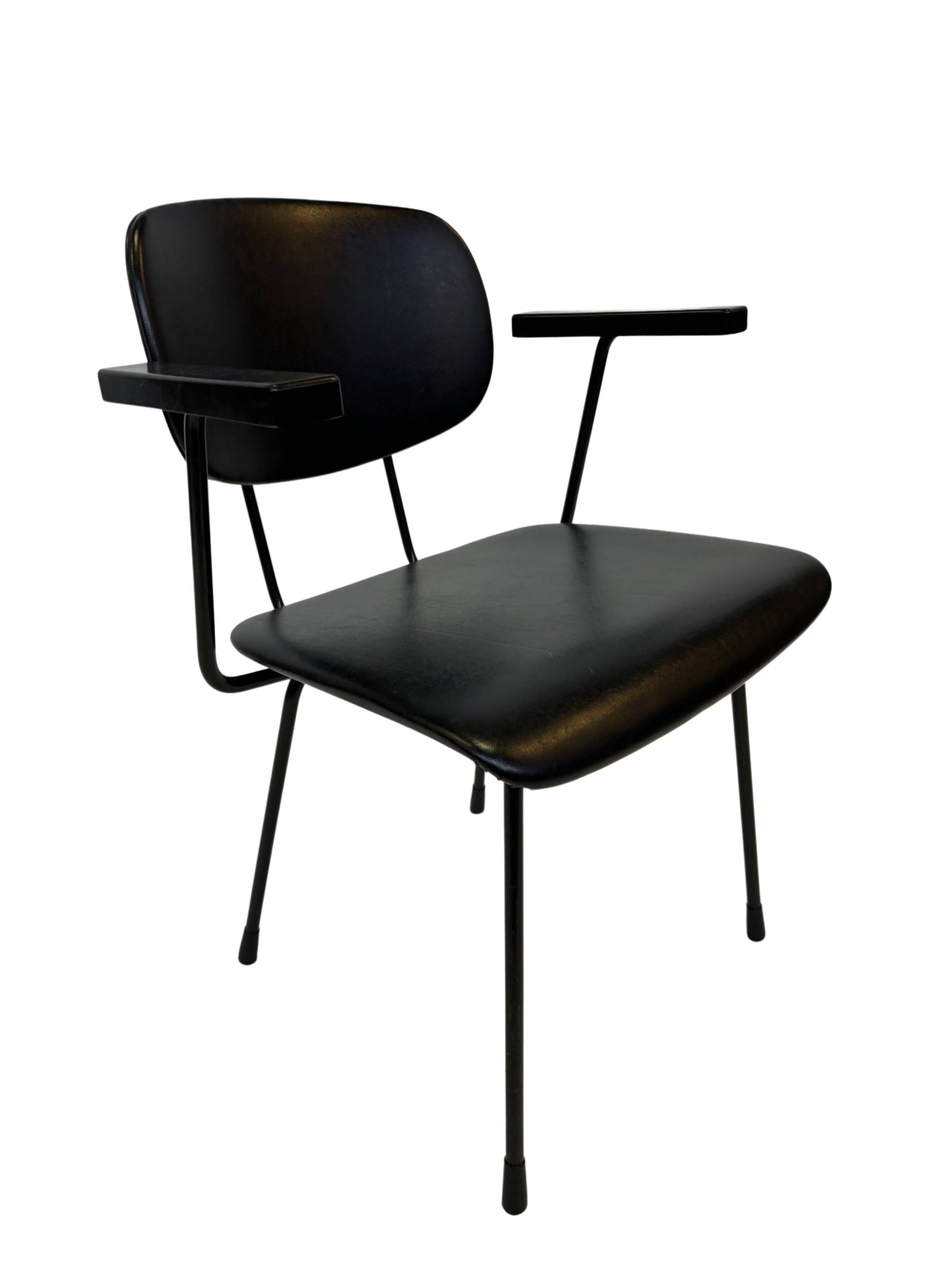 Vintage Gispen model 216 chair Wim Rietveld Design