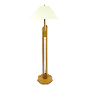 Lampadaire en bois, années 1970