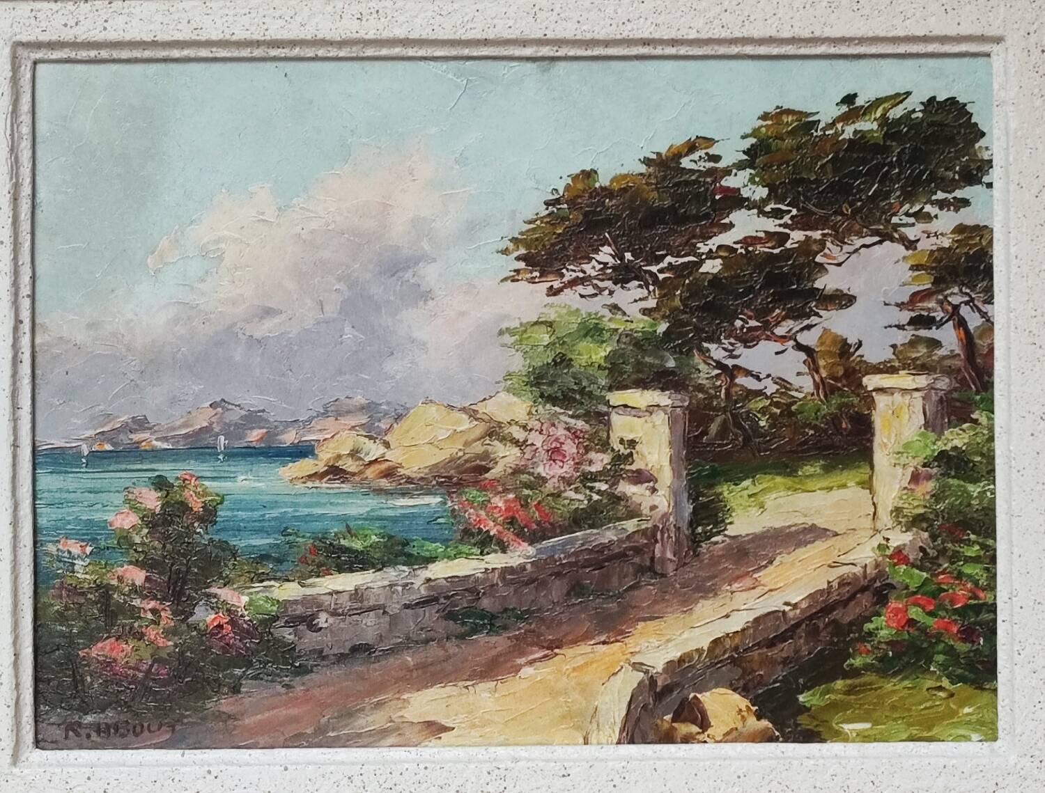 Oil painting by Raoul About