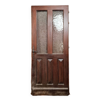 Art Deco period door in solid wood circa 1930-1940 (A)