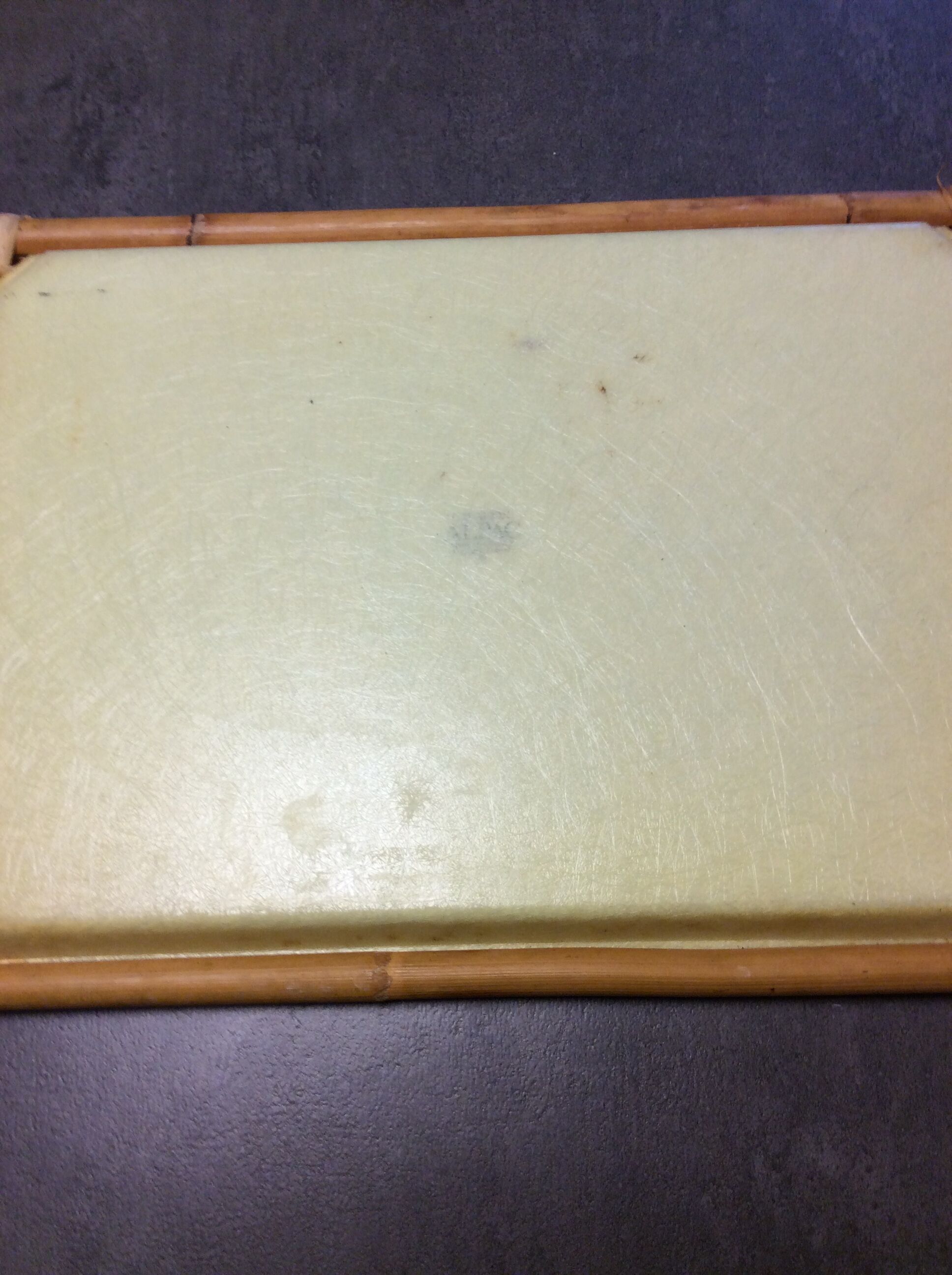 Alpac vintage top in fiberglass and rattan