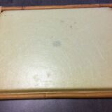 Plateau vintage Alpac en fibre de verre et rotin