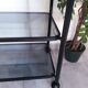 Italian designer trolley 1970's space age signed Allegri