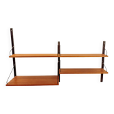 Modular wall furniture Royal System with desk by Poul Cadovius
