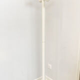 Vintage coat rack in white wood, 1970