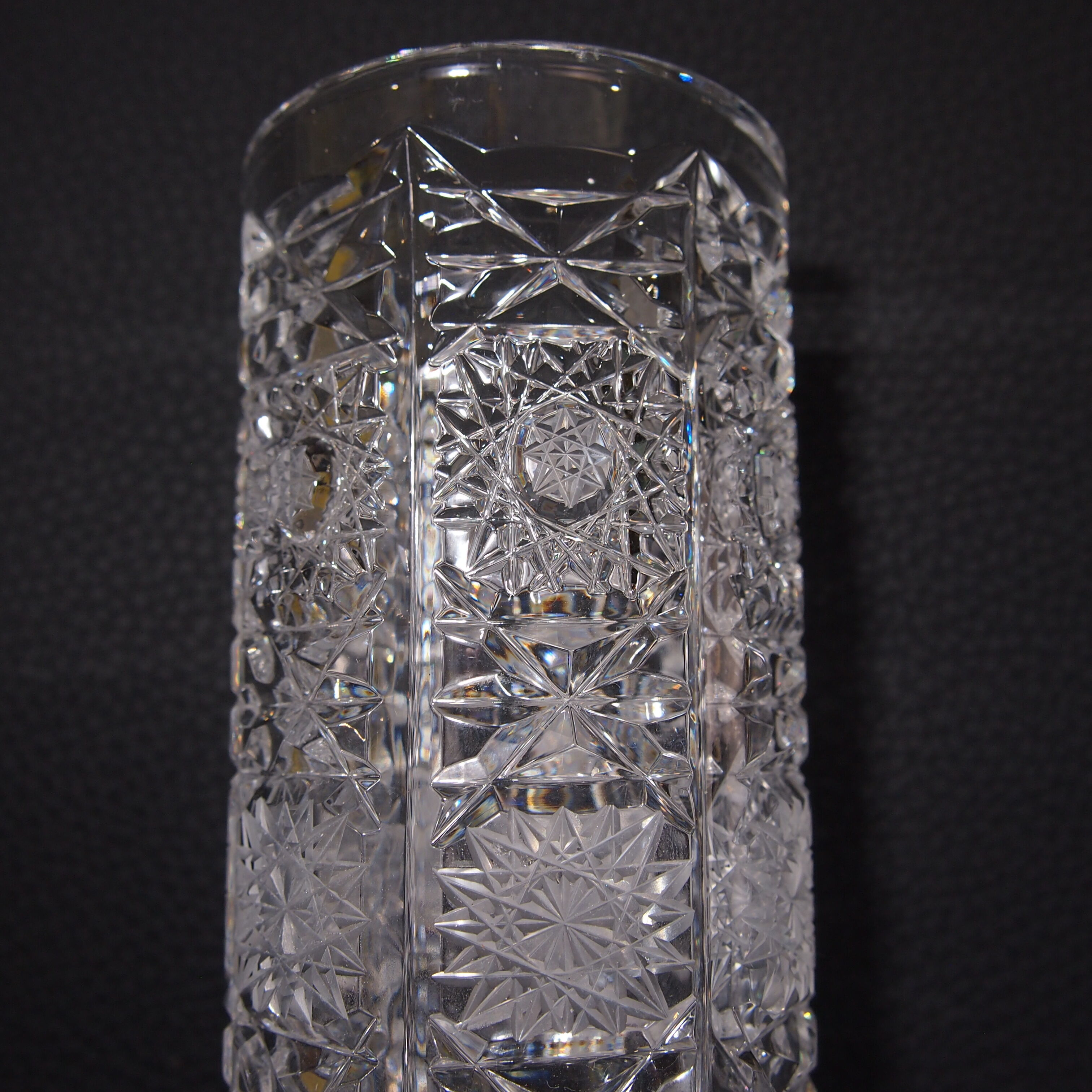 Saint Louis cut crystal soliflore vase