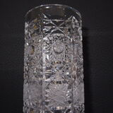 Vase soliflore en cristal taillé Saint Louis