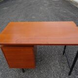 Vintage wood metal desk from the 60s