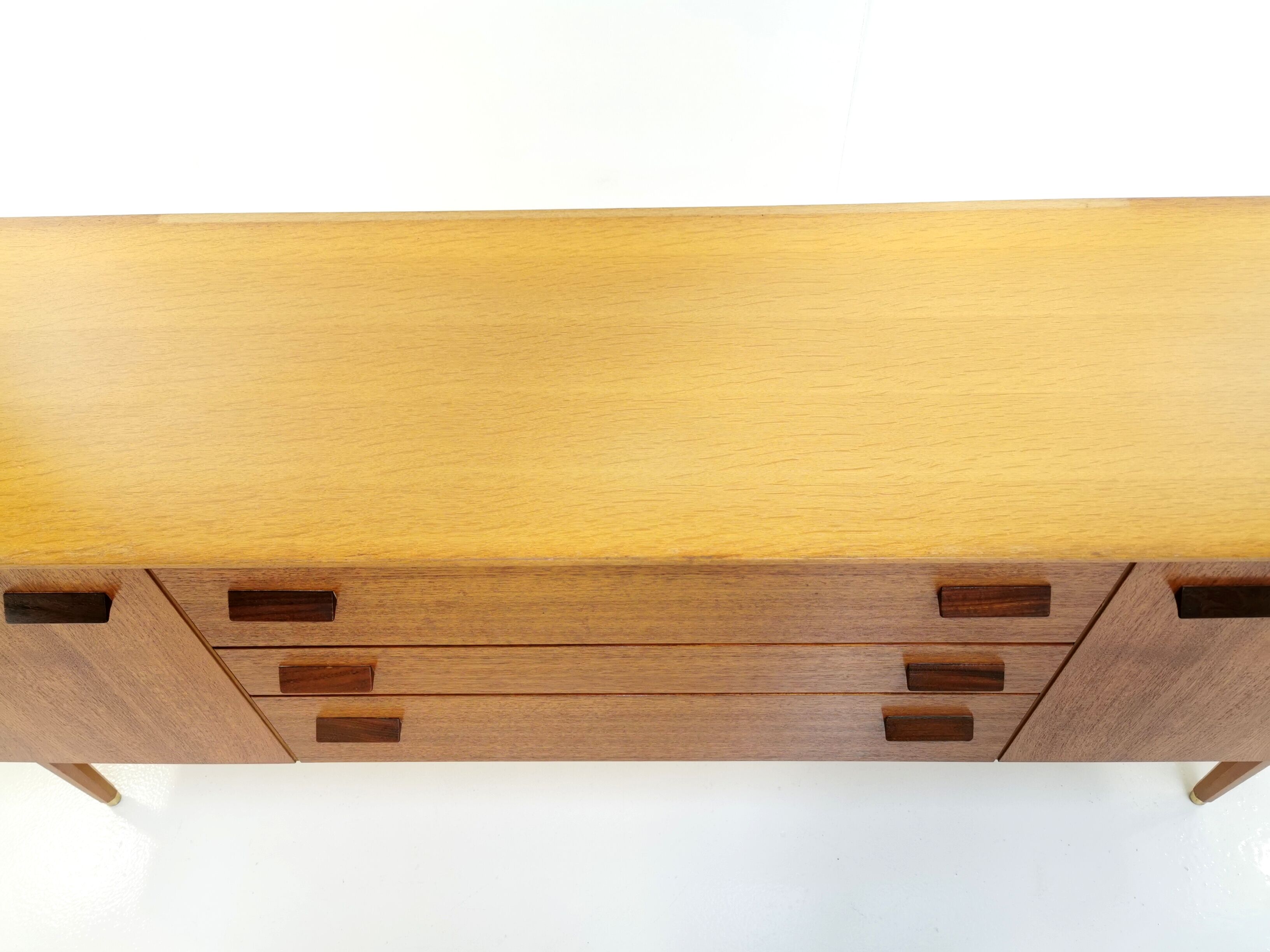 E Gomme teak and oak sideboard for G Plan, 1950s