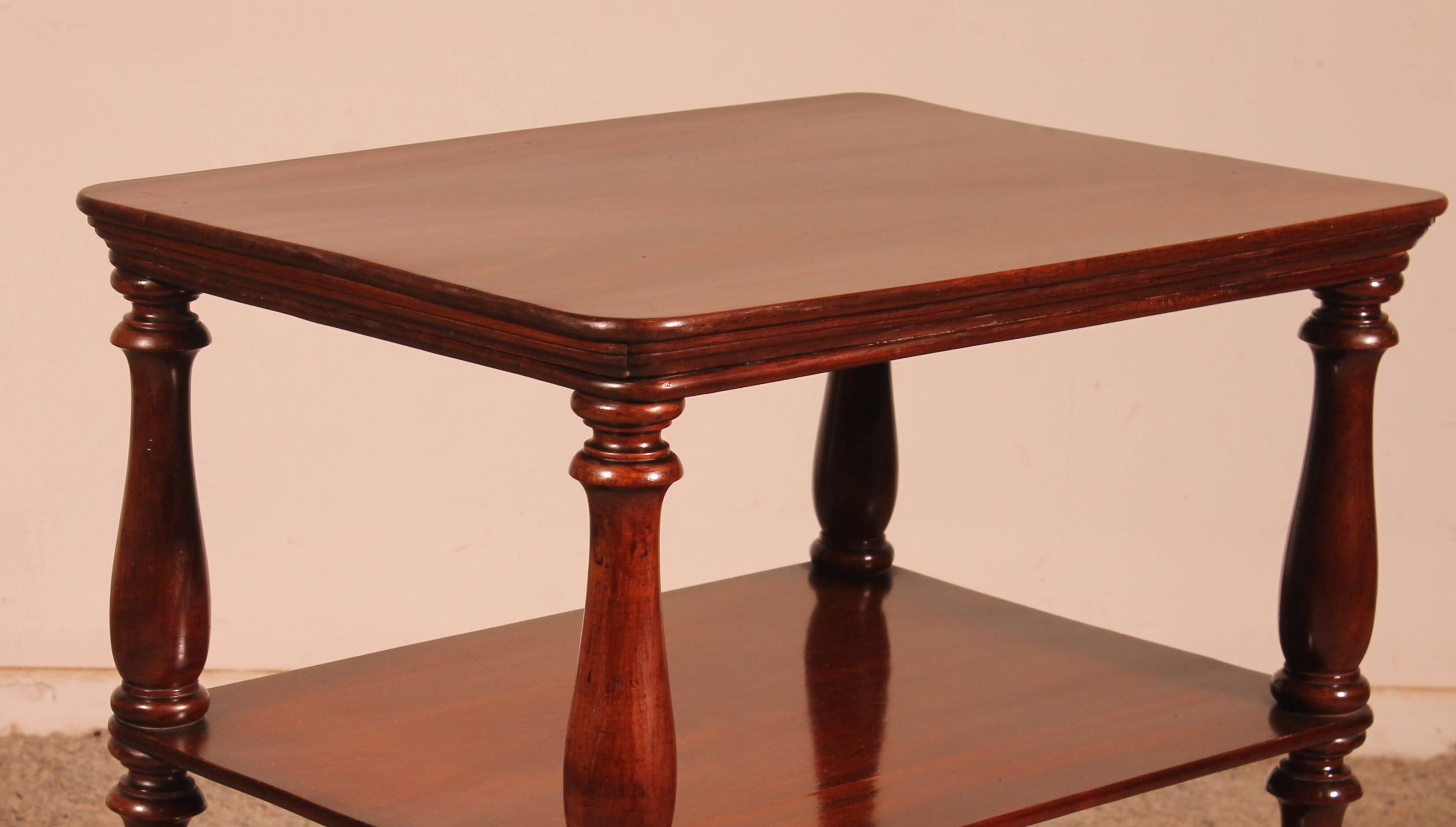 Small mahogany shelf - 19th century