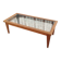 Vintage Scandinavian-style wooden coffee table.