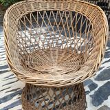 Garden lounge in rattan 1970