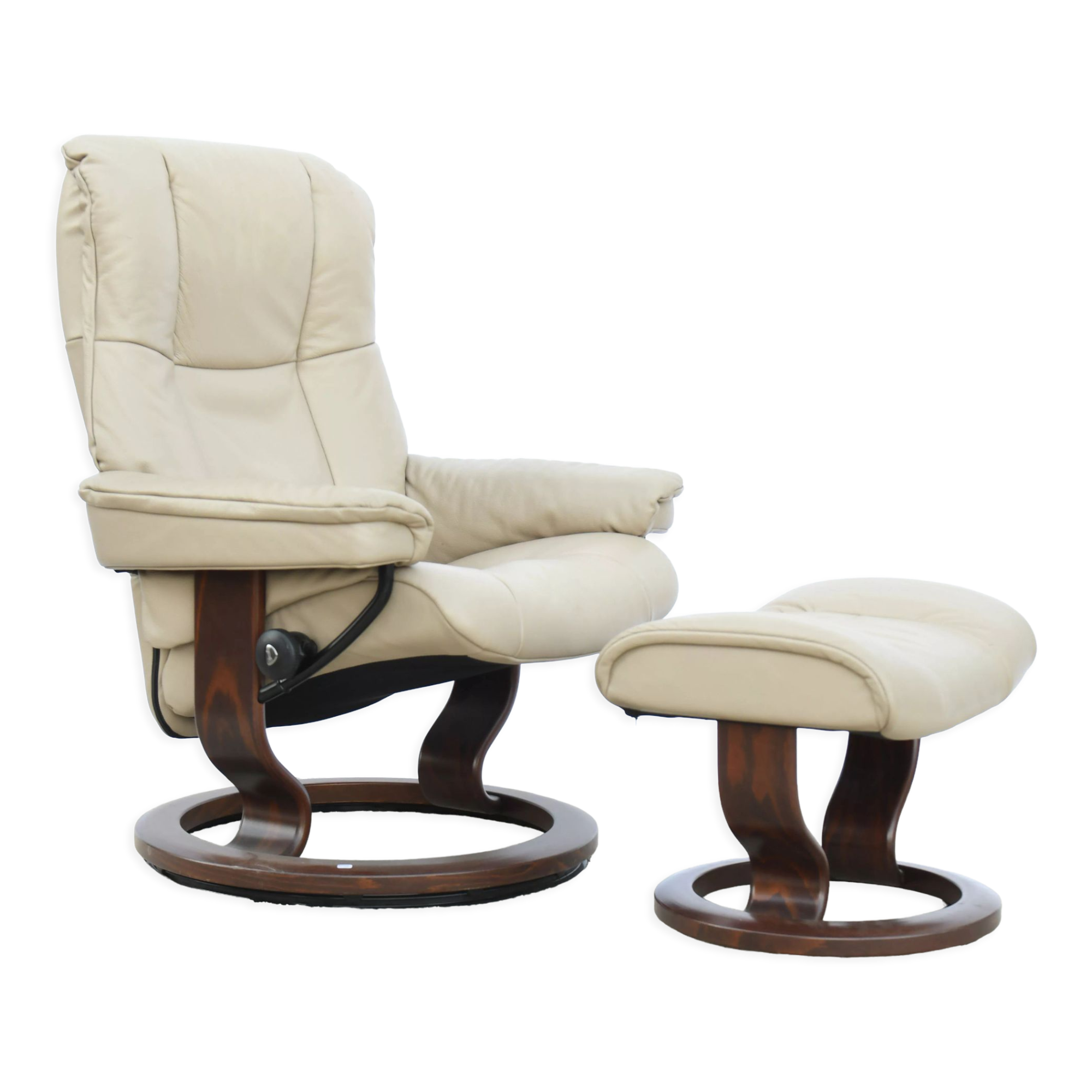 Armchair and ottoman