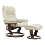 Armchair and ottoman