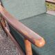 Paire de fauteuils boomerang, années 70