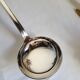 Silver-plated soup ladle by the silversmith Guildart