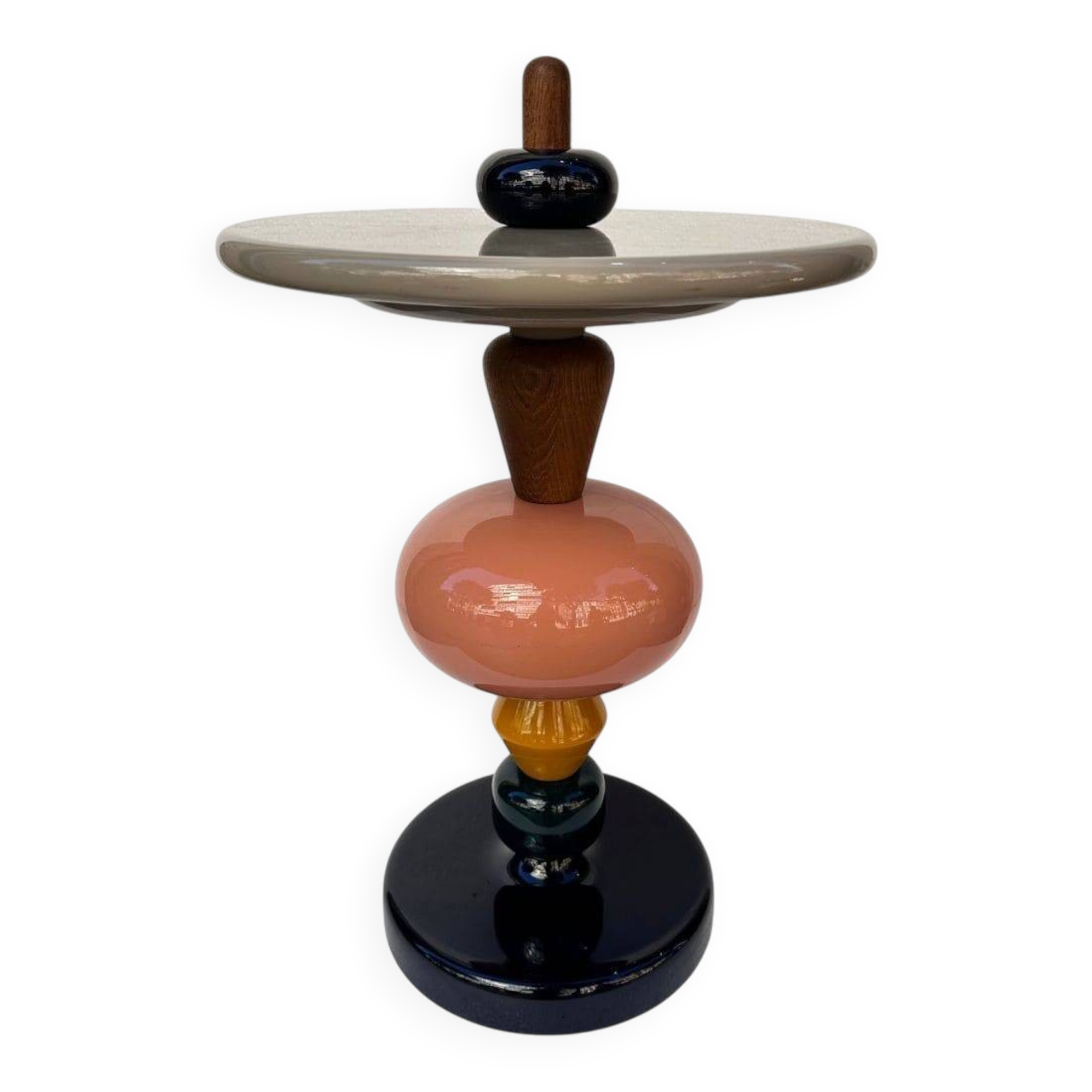 Side table "Shuffle MH1", Mia Hamborg for &Tradition, lacquered wood, 2010 – Denmark