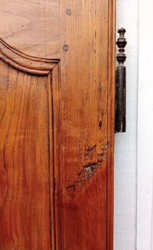 Pair of solid oak doors