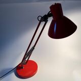 Red vintage desk lamp