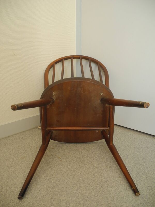 paire chaises Ercol Windsor BSHG 1960 2056 déco vintage dining chairs 60s