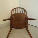 pair of Ercol Windsor BSHG 1960 2056 vintage decor dining chairs 60s