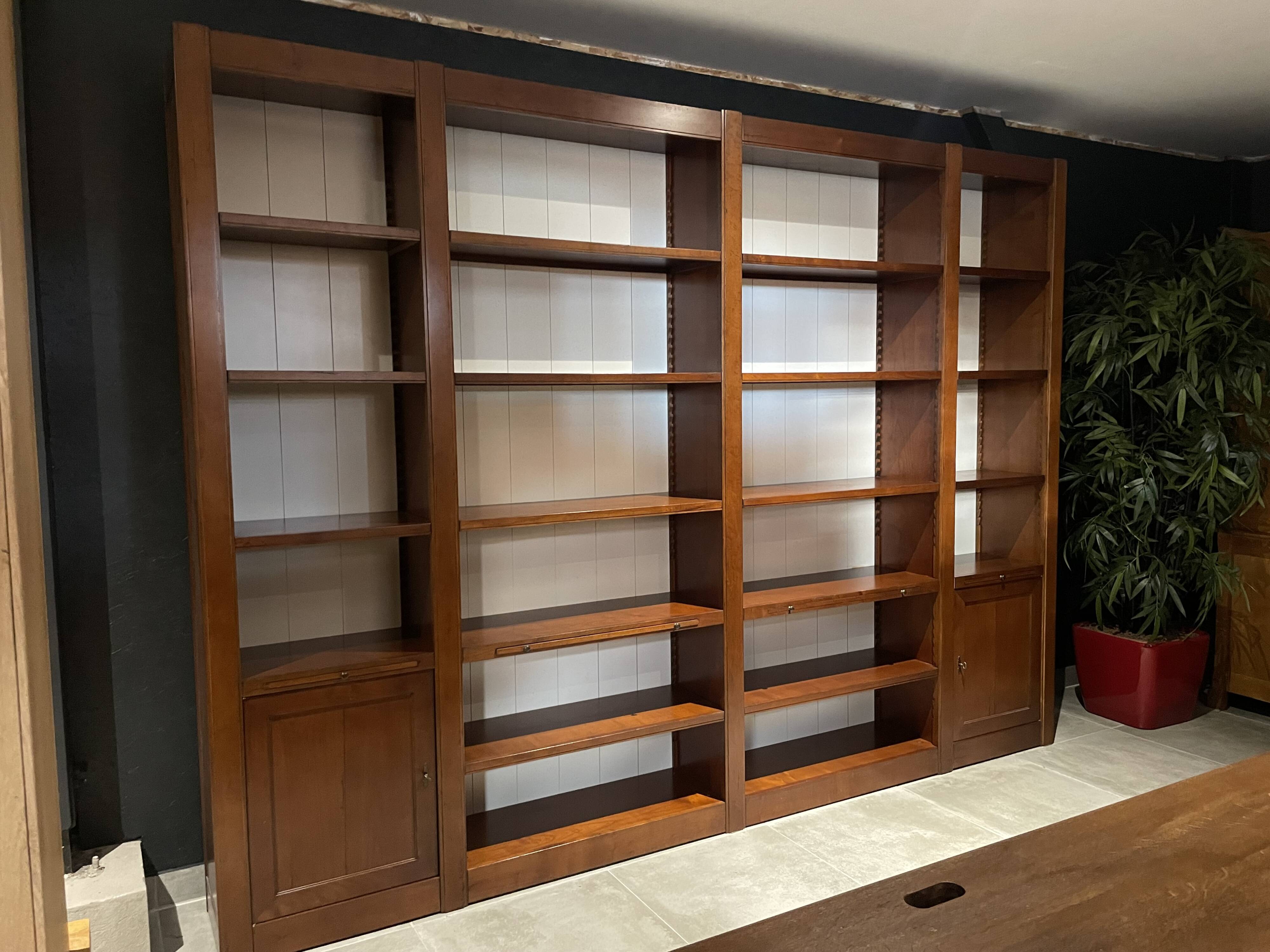 Roche bobois library folio solid cherry + delivery and assembly