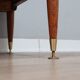 1960s Italian mid-century teak highboard restored with brass feet